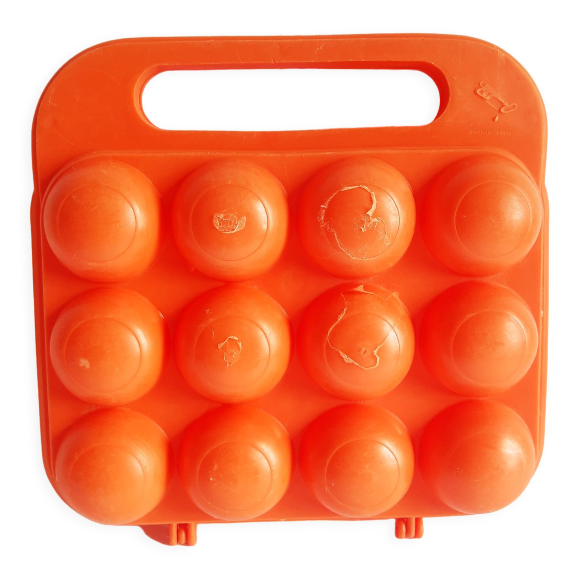 Orange egg box 70s