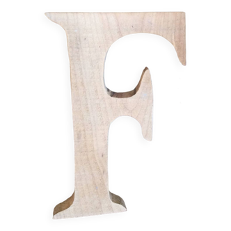 Wooden letter