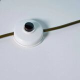 Vintage wooden table lamp from the 1960s.