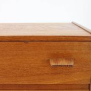 1960s Poul Volther Teak Chest of Drawers by Munch Slagelse Mobler, Denmark