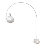 Vintage arc lamp from the 70s focus model design fabio lenci for guzzini