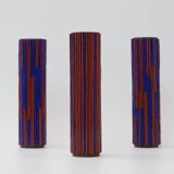 Pottery Mosaic Vases by W. Zimmermann for Ritter set of 3