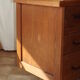 Bureau vintage en chêne sur pieds épingle 1950