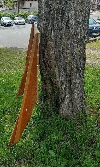 Banc pliant vintage