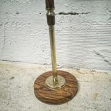 Ashtray on foot metal wood effect