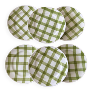 Lot assiettes à dessert - loups