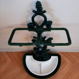 Enamelled cast iron umbrella door 30s