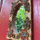 Ceramic mirror from the Roue Workshop in Vallauris, 1950
