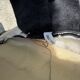 100% authentic Ligne Roset Togo 1-seater + pouf original leather Black & White