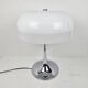 Lampe à poser champignon en métal chromé, Italie 1970