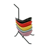 Vintage ashtray 1950 ceramic tripod