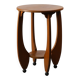 Amsterdamse School Oak round Side Table, The Netherlands, ca. 1920