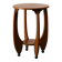 Amsterdamse School Oak round Side Table, The Netherlands, ca. 1920