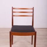 Fabric and Teak Dining Chairs by Victor Wilkins for G-Plan, 1960s, Set of 4