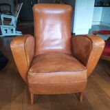 Leather club chair 1950/1960