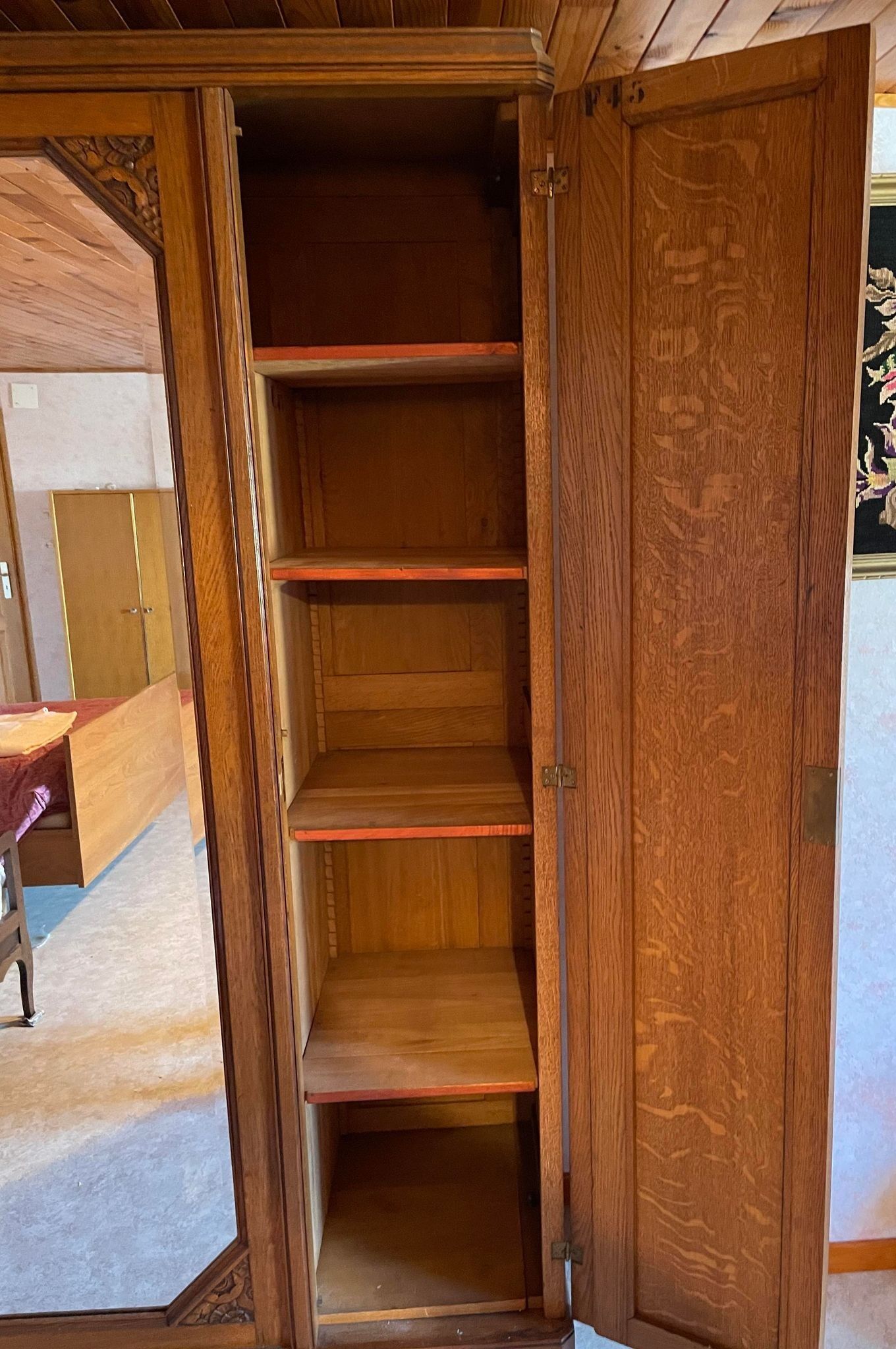 Armoire Art Déco miroir biseauté