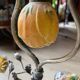 Superb Arras Lamp & Flower Faience - Silvered Bronze - Boler brand -