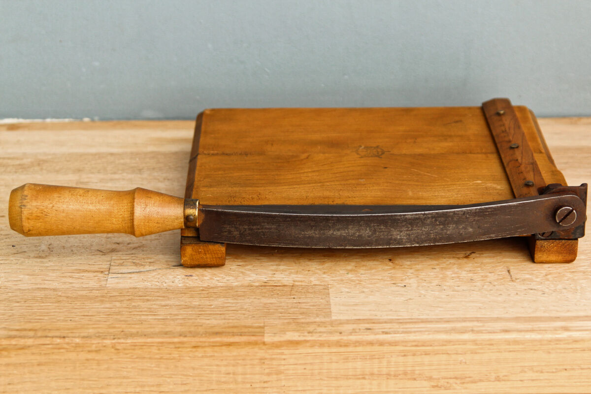 Old cutter, wood and metal