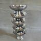5 coupes à glace anciennes en inox