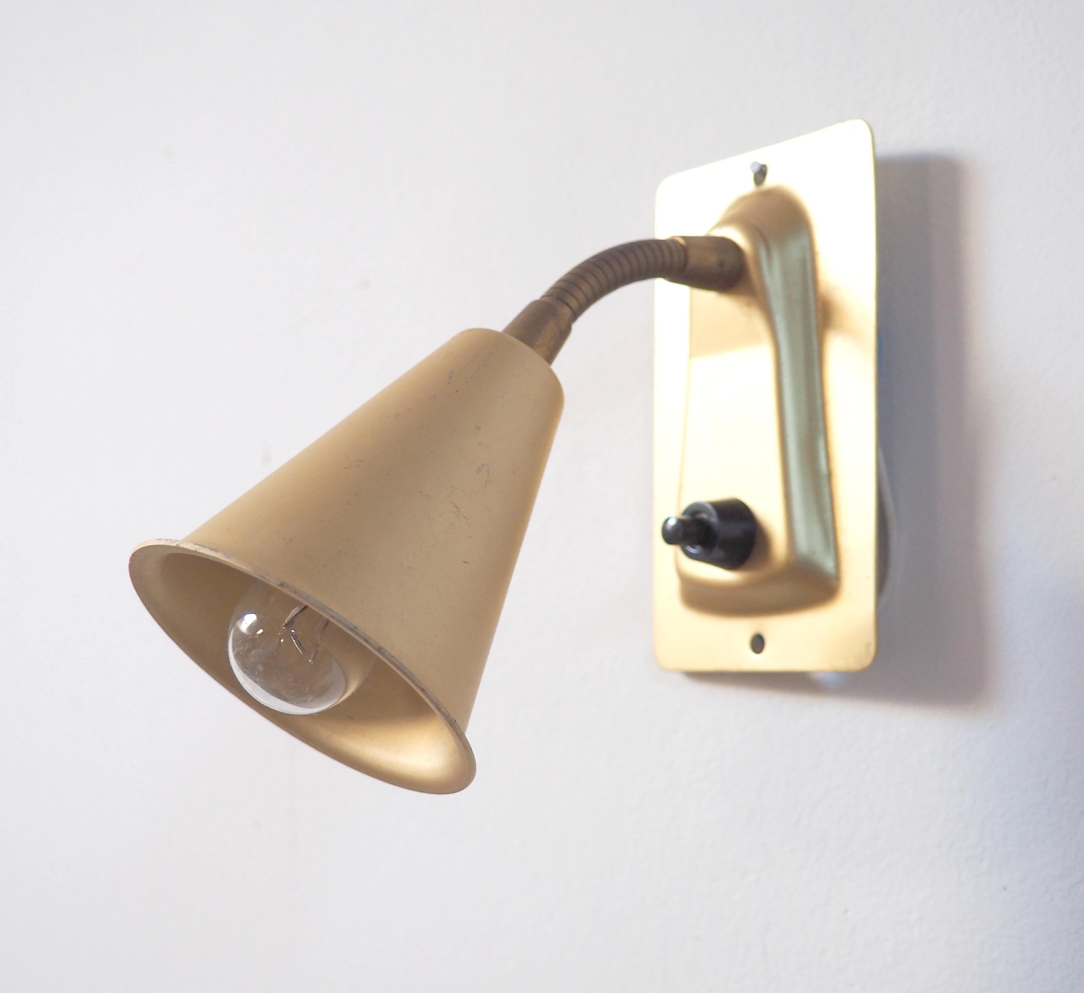 Gold sconce