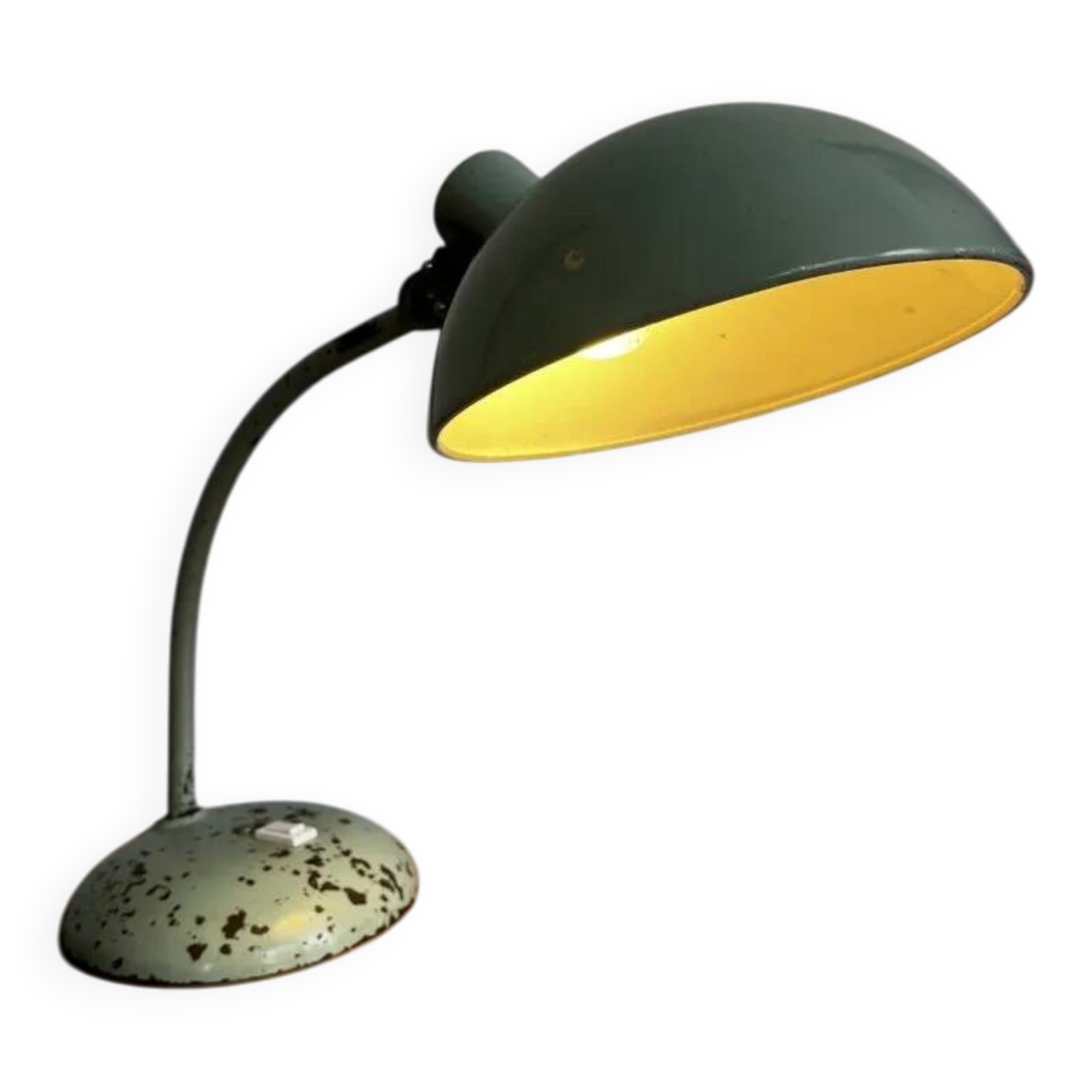 Lampe de bureau Bauhaus – vert pastel