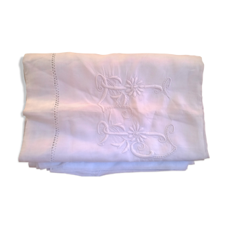 Drap vintage "au monogramme"