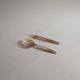 Horn serving cutlery