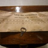 Boite en bois d’instrument des USA de 1935