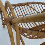Pair of rattan drivers from the 50s