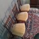 Three Louis XVI-style mahogany chairs