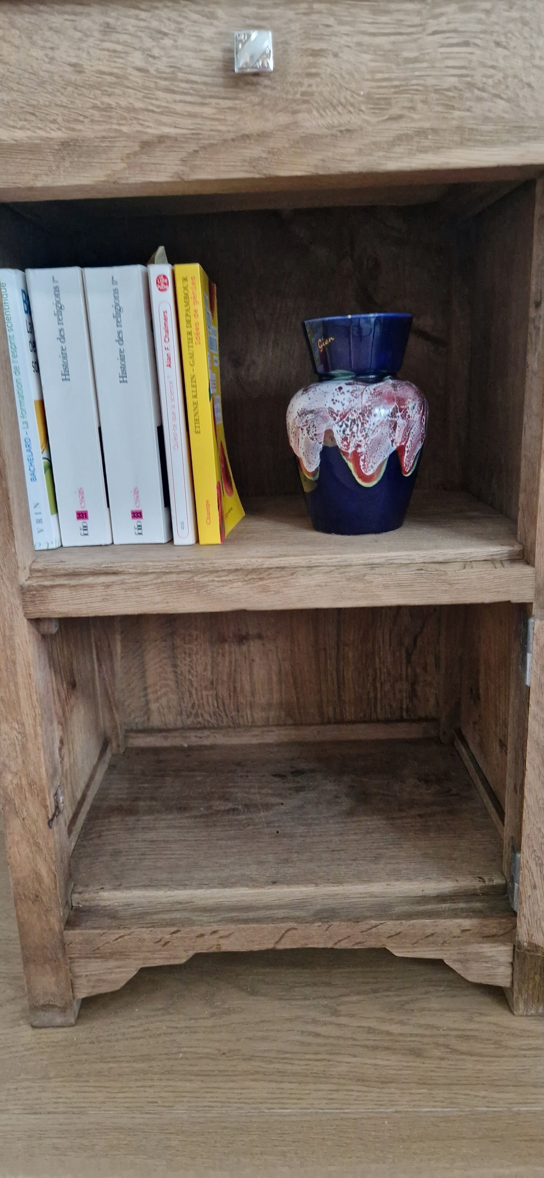 Meuble chevet art déco chêne 1920