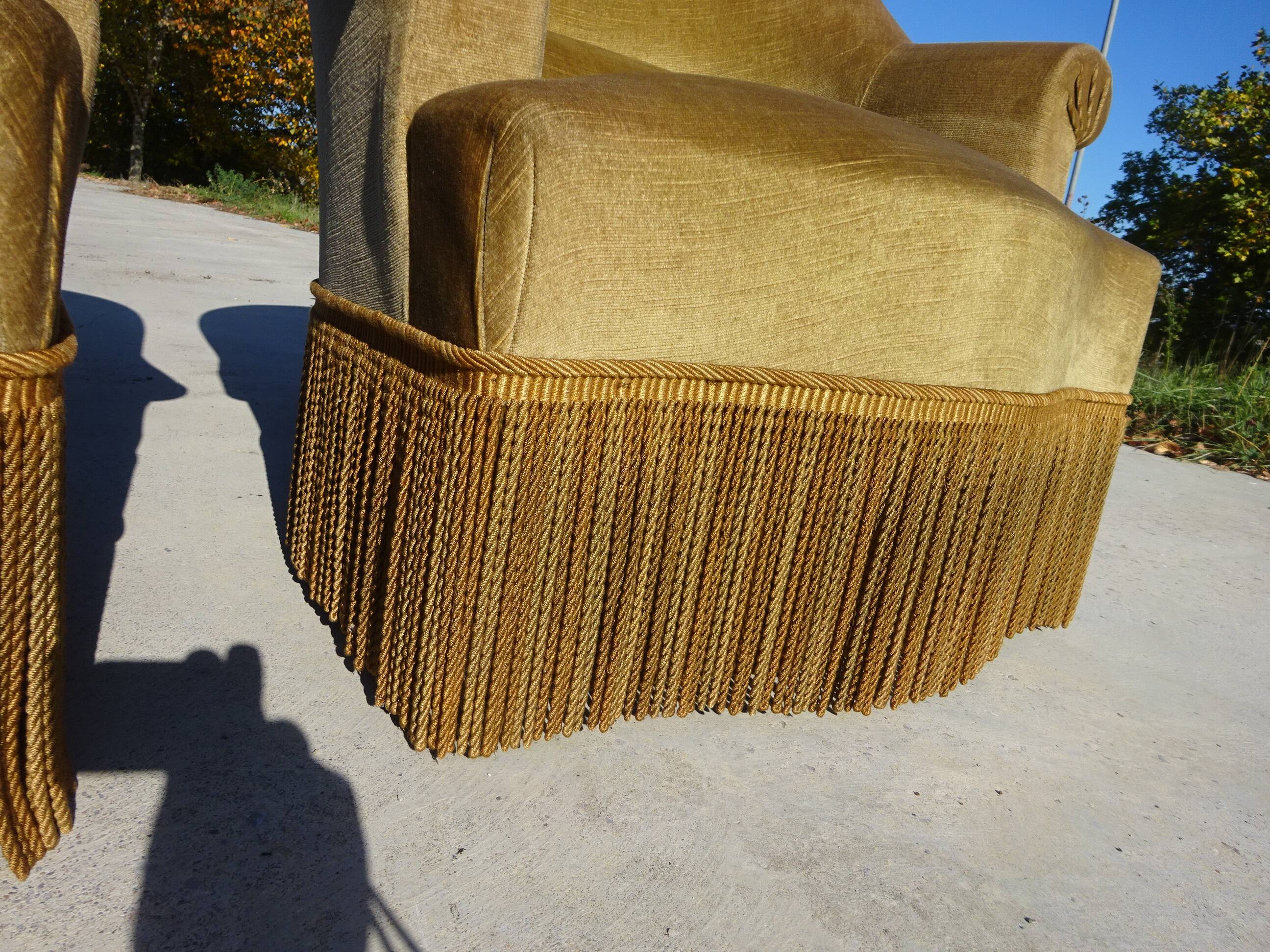 Fauteuils crapauds des années 1950s, les 2