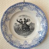 Two decorative plates