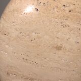 Travertine floor lamp by Philippe Barbier for Maison Barbier, monumental piece, 1970s