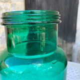 Bocal en verre vert