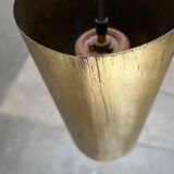 Brass tube pendant lamp in mid-century style, 1960s.