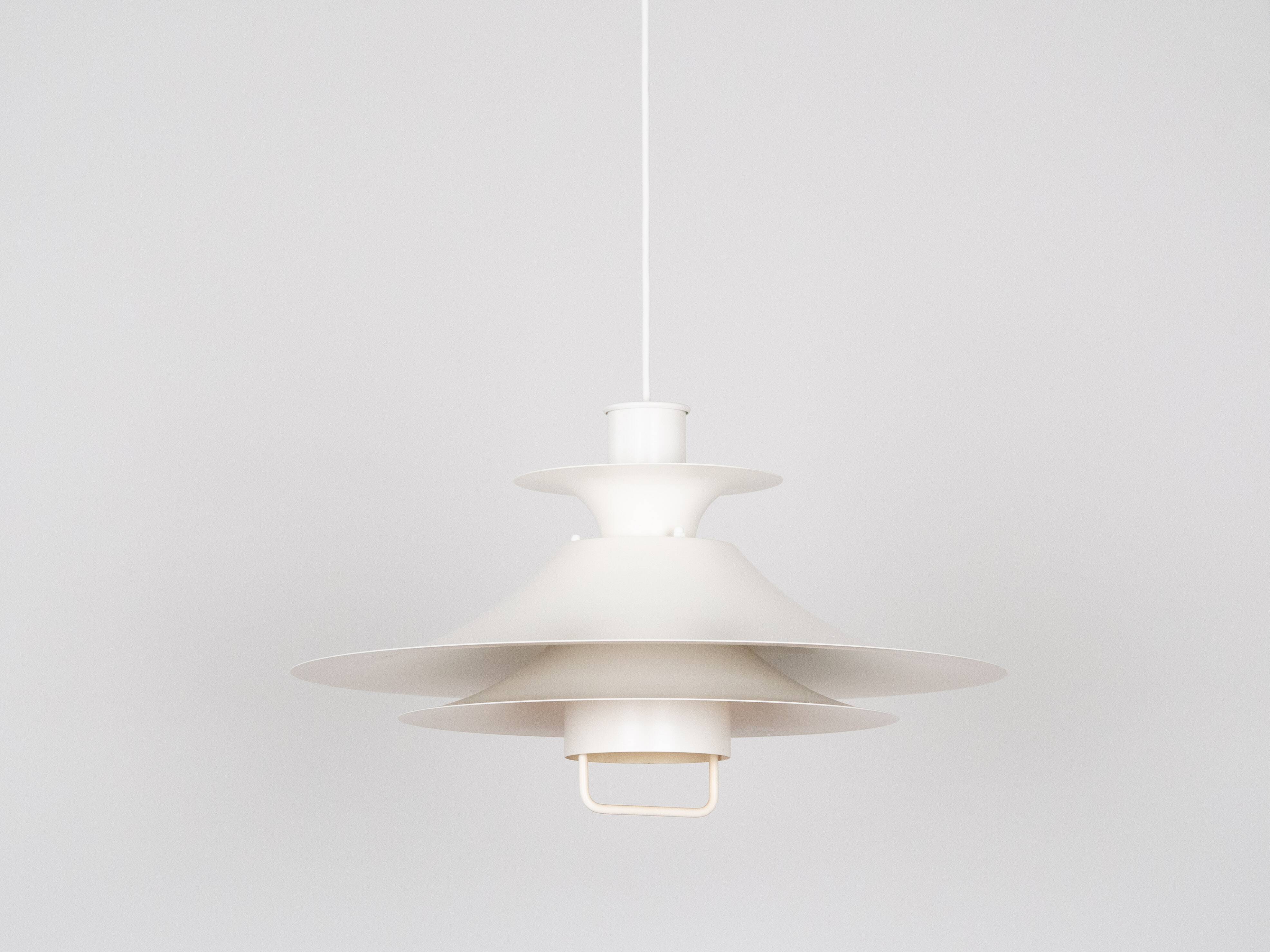 Pair of 2 vintage pendant lamps Desiree by  Lyfa, 1970s