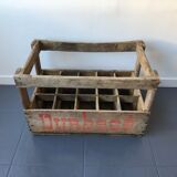 Wooden case for bottles
