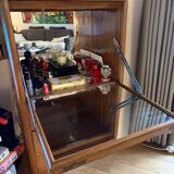 Bar cabinet with mirror from the 1930s
