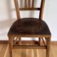 Chaise de bistrot en bois. estampillée luterma