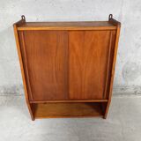 Étagère murale en bois années 50/60