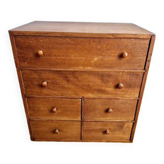 Haberdashery or watchmaker’s cabinet with 6 drawers