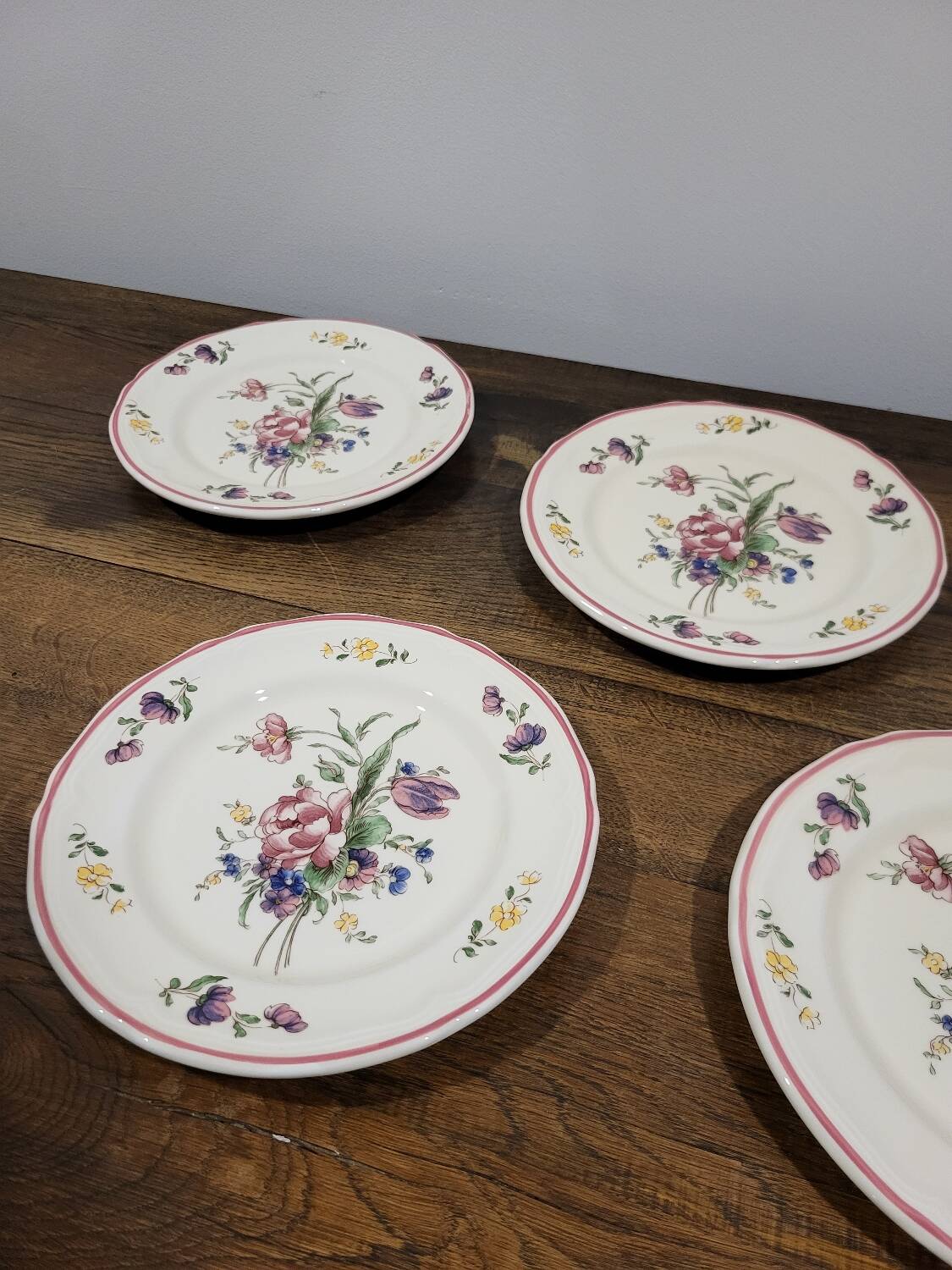 5 Flower Bouquet plates