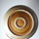 Vintage 1960s-1970s pyrite art stone fruit bowl.