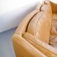 3-seater sofa in cognac leather, Georg Thams, 1960s, Grant Mobelfabrik, publisher