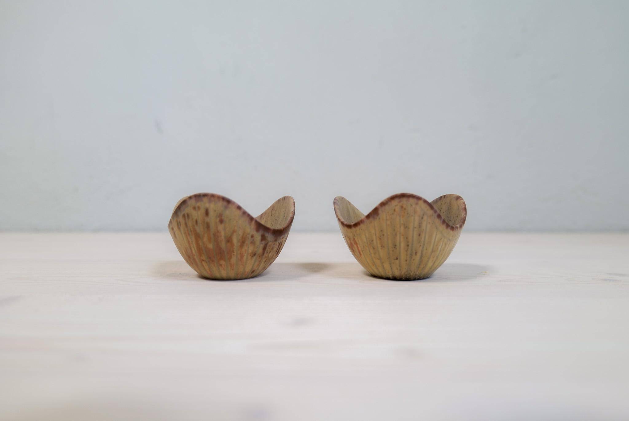 Mid-Century Modern Set of 5 Bowls Rörstrand Gunnar Nylund, Sweden, 1950s