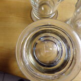 5 glasses motif Abeille Paris Musées