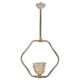 Charming clear rostrato Murano glass chandelier by Barovier & Toso, 1940s