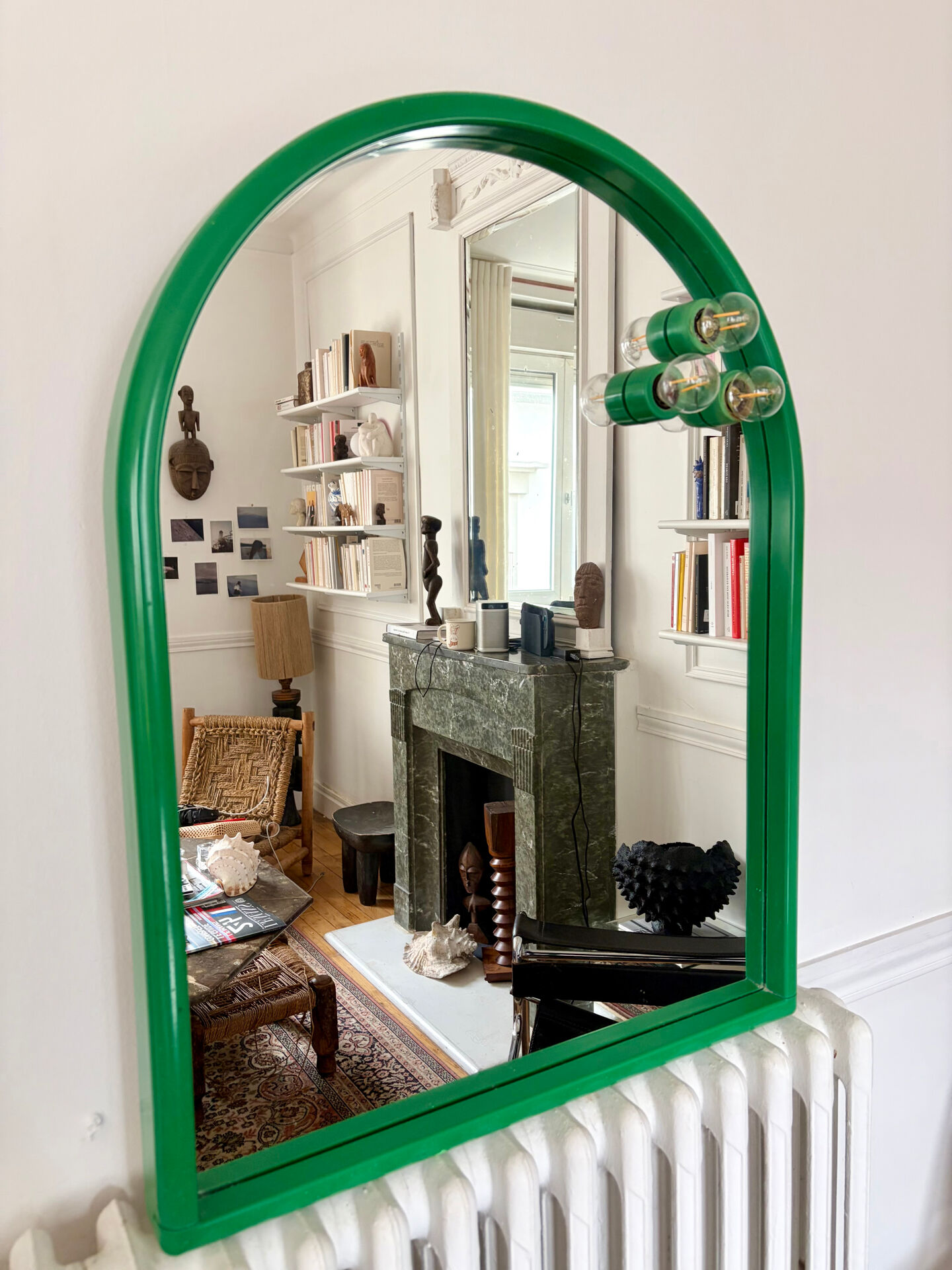 Pair of Italian plastic mirrors Gedy 1970