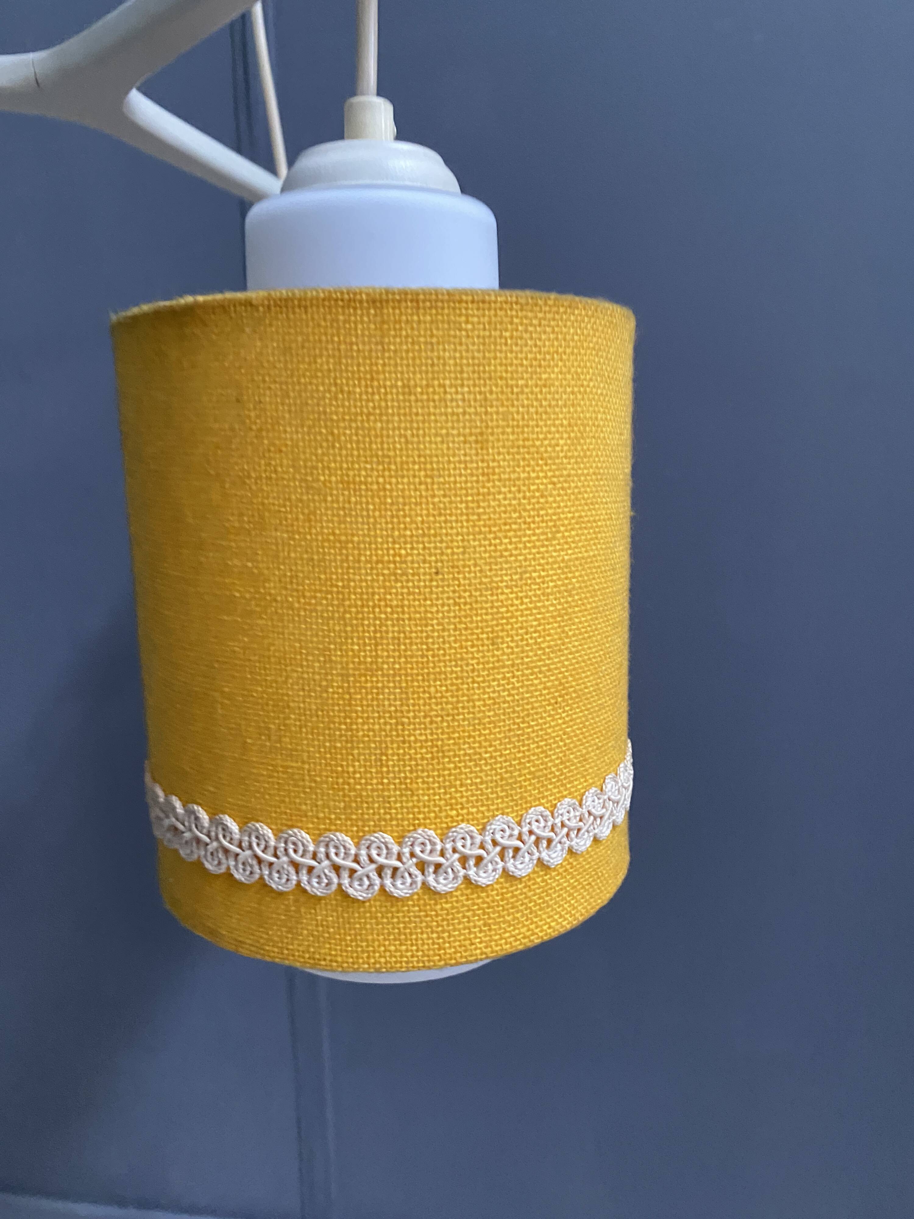 Pendant lamp 3 colorful shades 1960s